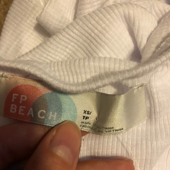 Free People Beach white mini tank dress NWT - Picture 8 of 8